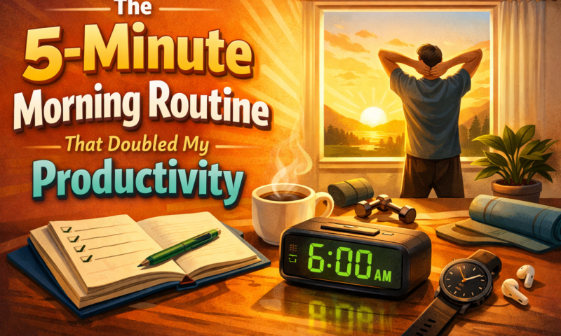 The 5-Minute Morning Routine That Doubled My Productivity