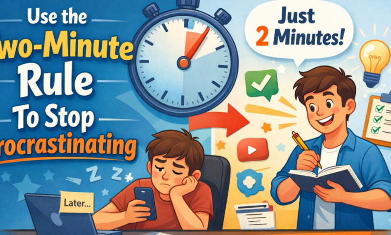 Use the Two-Minute Rule To Stop Procrastinating