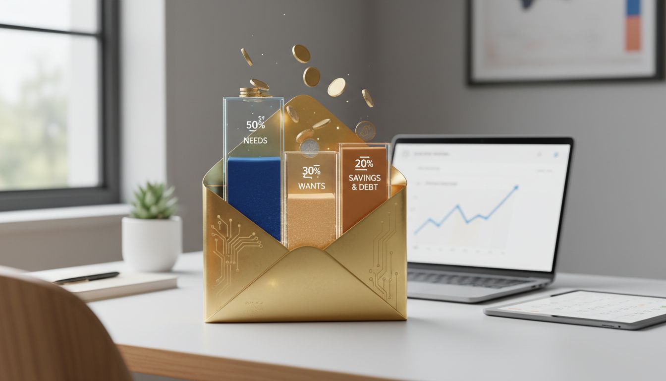 Start with small wins: automate savings, try digital envelopes and the 50/30/20 rule